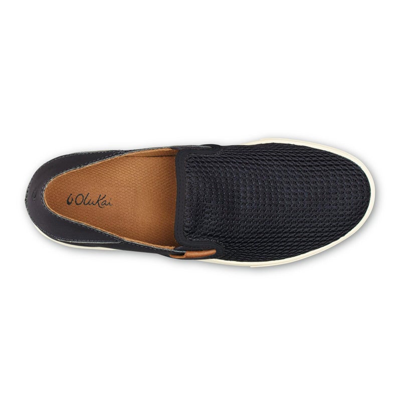 OLUKAI Pehuea Women's Slip On Sneakers, Casual Everyday Shoes with Easy On & Off Design, Breathable Mesh & Drop-in Heel, All-Day Comfort & Support, Trench Blue/Trench Blue, 6.5 - Image 5